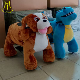 Hansel  electronic kids motorized jungle animals plush rideable electric scooter supplier