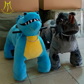 Hansel  electronic kids motorized jungle animals plush rideable electric scooter supplier