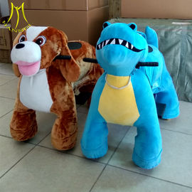 Hansel  electronic kids motorized jungle animals plush rideable electric scooter supplier