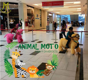 Hansel  hot-selling kids plush riding animals plush riding motorized animals supplier