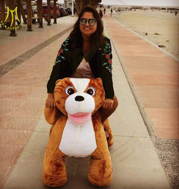 Hansel  wholesale battery plush electric ride on unicorn plush animal electric scooter for adults supplier