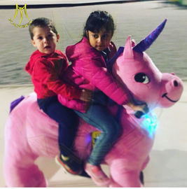 Hansel hot-selling amusement park playground kids plush riding animals dog supplier