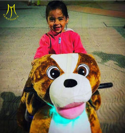 Hansel hot-selling amusement park playground kids plush riding animals dog supplier