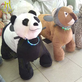 Hansel electronic walking plush battery operated zoo animal rides supplier