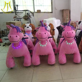 Hansel amusement park games walking elelctric ride on animals for sale supplier