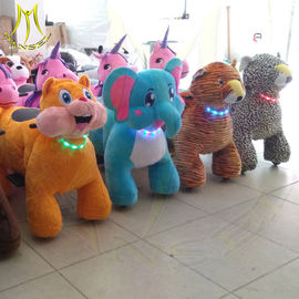 Hansel children funfair plush battery operated electric ride on stuffed animals supplier