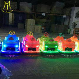 Hansel colorful light plastic battery operated kids bumper cars supplier