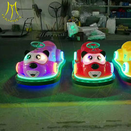 Hansel hot selling stuffed kids rides cars coin operated plastic bumper cars supplier