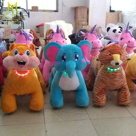 Hansel hot selling electric animals coin operated ride on stuffed toys supplier