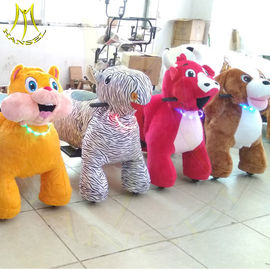 Hansel amusement park battery operated electric walking stuffed animal ride supplier