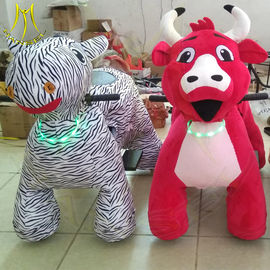 Hansel amusement park games plush animales mountables electric toy rides supplier