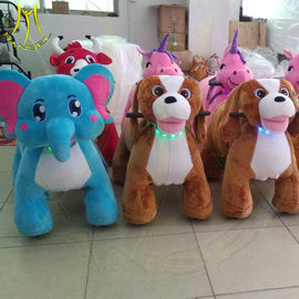 Hansel amusement park walking electric plush animals riding toys supplier