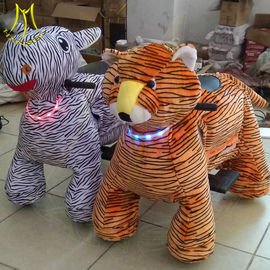 Hansel hot selling amusement walking plush animal ride on stuffed toy for kids supplier
