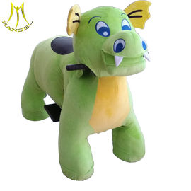 Hansel non coin walking animal unicorn ride for birthday parties large plush ride toy supplier