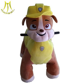 Hansel latest amusement equipement animal bike for mall walking paw patrol toy  with led supplier