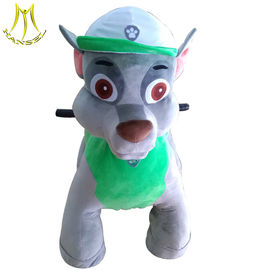 Hansel plush toys stuffed animals on wheels plush animal electric scooter supplier