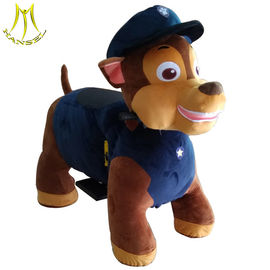 Hansel plush toys stuffed animals on wheels plush animal electric scooter supplier
