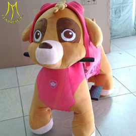 Hansel shopping centers electric plush animal scooter rides for adults supplier