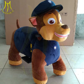 Hansel amusement games machine plush electric kids ride on animals supplier