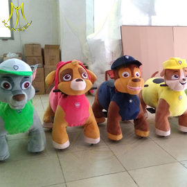 Hansel amusement games machine plush electric kids ride on animals supplier