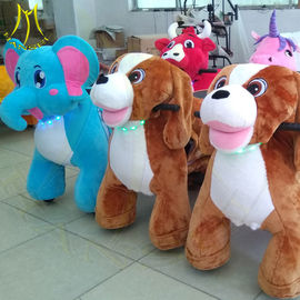 Hansel children funfair plush battery operated animal toy rides supplier