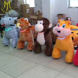 Hansel amusement park children plush battery operated ride on plush animals supplier