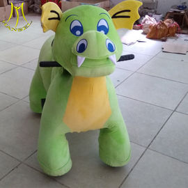 Hansel best selling coin operated toys plush motorized animals dinosaur  ride supplier