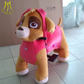 Hansel wholesale   latest zippy  battery motorized plush riding animals for shopping mall supplier