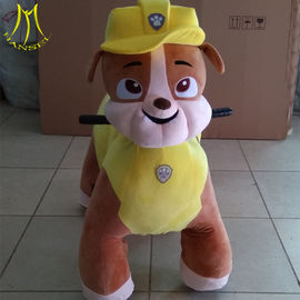 Hansel high quality plush animal electric scooter riding toys 4 wheels supplier