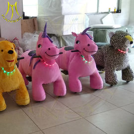 Hansel amusement park playground  games plush animals electric rides supplier