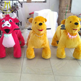 Hansel amusement battery operated electric animal plush toy rides supplier