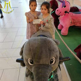 Hansel walking coin operated motorized plush riding animal rides supplier