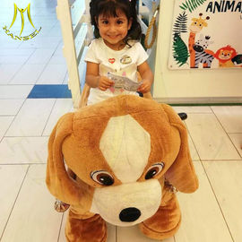 Hansel plush toys stuffed animals on wheels plush animal electric scooter supplier