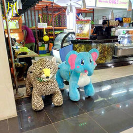 Hansel amusement park battery animal kids plush electric rides on animal supplier