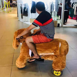 Hansel electric walking kids plush riding motorized animals for sale supplier