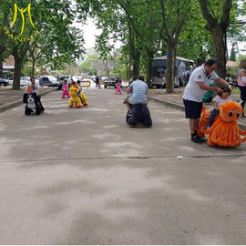 Hansel 150KG plush animal walking rides panda indoor amusement park rides supplier