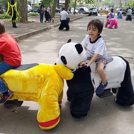 Hansel 150KG plush animal walking rides panda indoor amusement park rides supplier