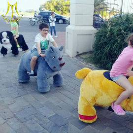 Hansel plush animal electric riding animals for kids dinosaur for commercial use supplier