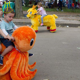 Hansel plush animal electric riding animals for kids dinosaur for commercial use supplier