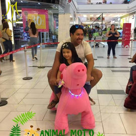 Hansel amusement park electric kids unicorn motorized plush animal supplier
