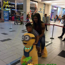 Hansel amusement electric rides on animal motorized plush animal supplier