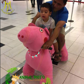 Hansel amusement park coin plush electric kids ride on plush animals supplier