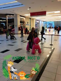 Hansel amusement park walking plush animal electric scooter for mall supplier