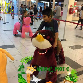 Hansel amusement park coin operated kiddy rides walking animal rides supplier