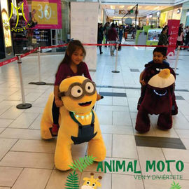 Hansel amusement animals toys stuffed battery powered walking toy rides supplier