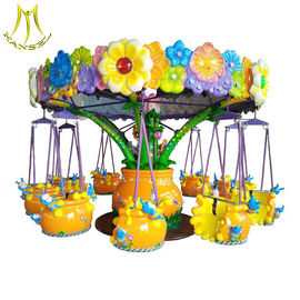 Hansel kids amusement ride on fiberglass body fun fair game machine supplier