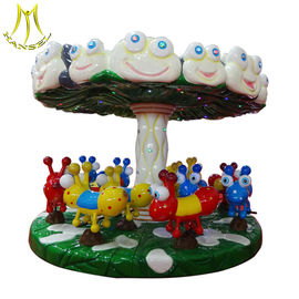 Hansel kids entertainment electronic game machine fiberglass carousel rides supplier