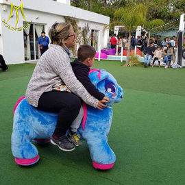 Hansel  hot selling battery operated plush unicorn electric scooter ride on toy unicorn supplier