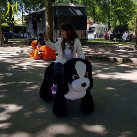 Hansel  amusement park games plush motorized riding stuffed animal supplier