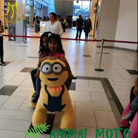 Hansel battery powered amusement walking plush kid riding horse toy supplier